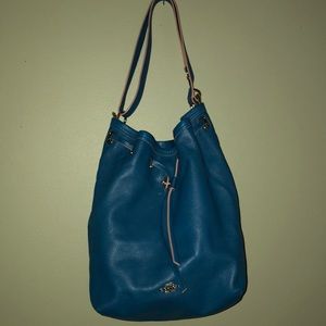 Authentic coach bucket bag